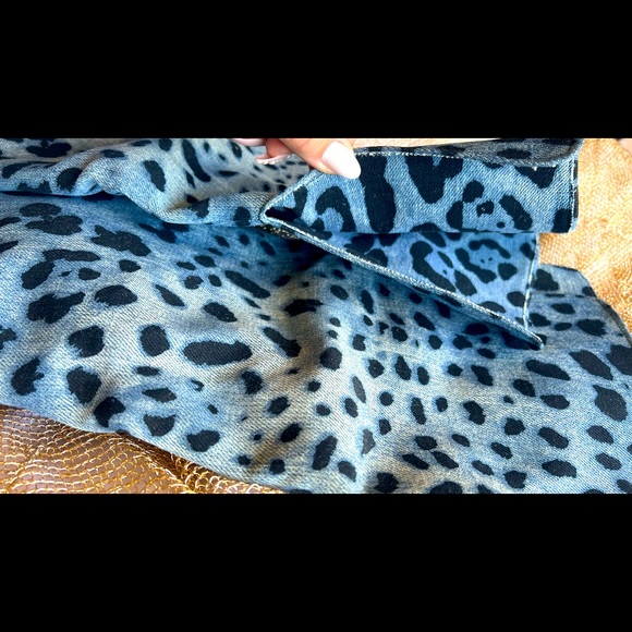 ❌❌SOLD‼️❌❌Brand New* Dolce & Gabbana famous leopard denim thigh high boots - Picture 6 of 8